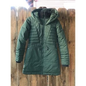 Lole Emmy down jacket in forest green